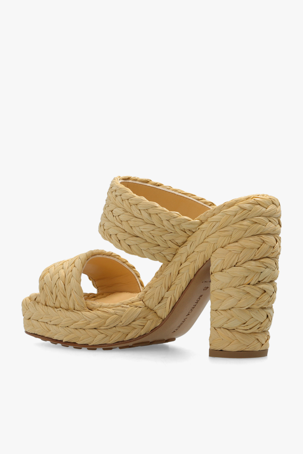 【関税込み】Bottega Veneta ベージュ Canalazzo サンダル Beige 'Canalazzo' platform slides Bottega Veneta - Bottega